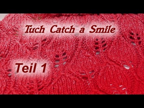 Shawl Catch a Smile EASY knitting with Woolly Hugs