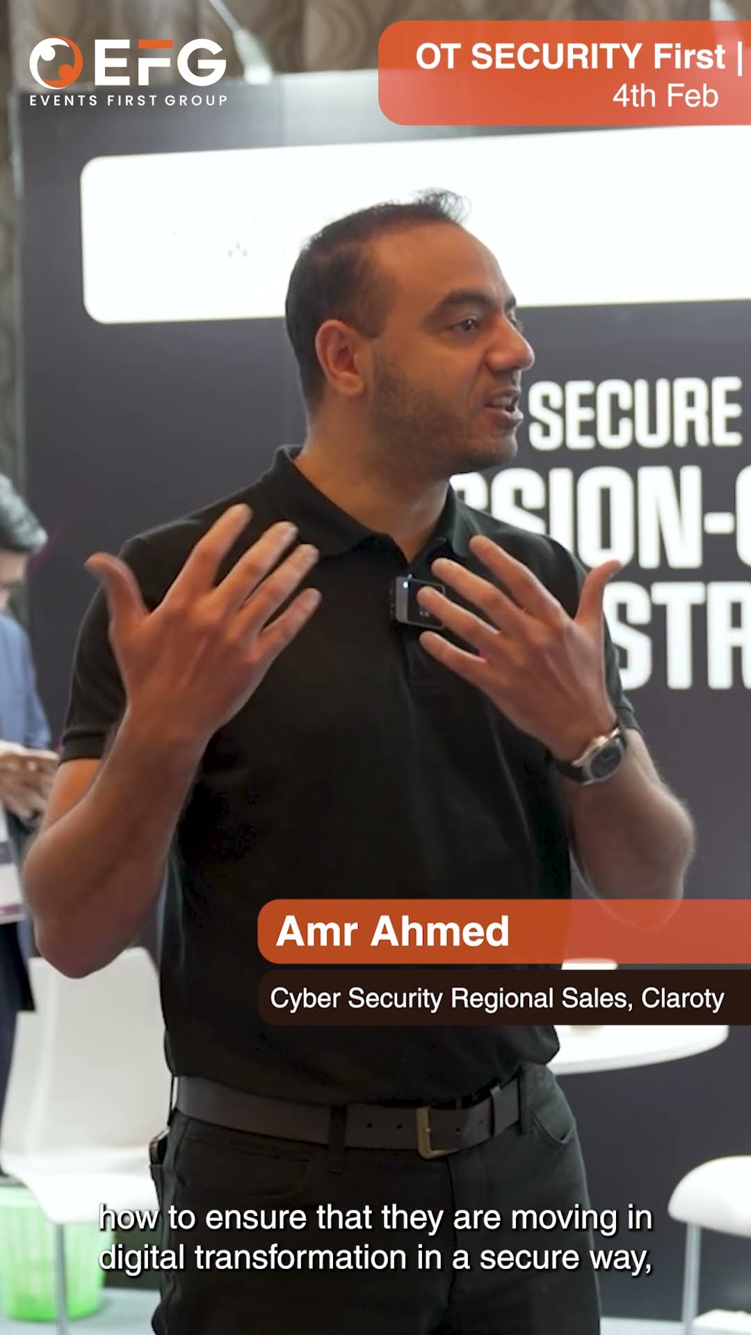 OT Security First testimonial