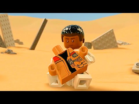 LEGO Star Wars The Force Awakens Part 7 Vita Walkthrough Finn Thinks Poe is Killed in the Crash