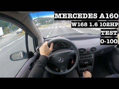 2003 Mercedes A160 W168 1.6 102HP | POV Test Drive | Acceleration | Review