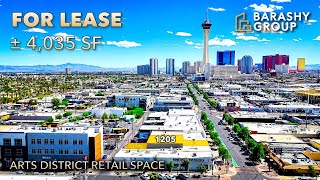 FOR LEASE: 1205 S Main St | Retail Space in Las Vegas Arts District