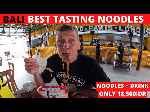 Mie Gacoan Best Tasting noodles in Bali, Great Street Food in Bali