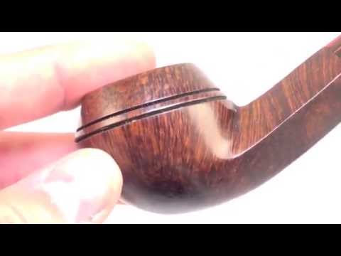 1984 Dunhill Chestnut Group 3 Classic Quarter Bent Bulldog Smoking Pipe From PIPELIST.COM