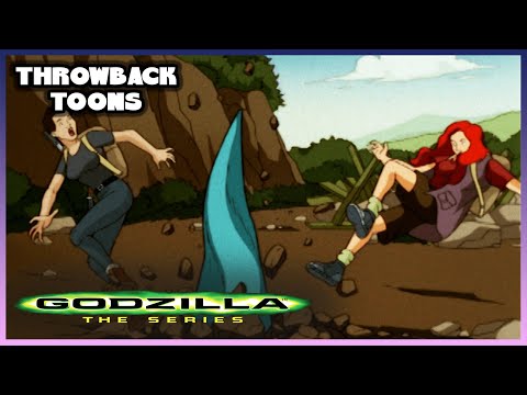 Encountering A Giant Earthworm | Godzilla®: The Series | Throwback Toons