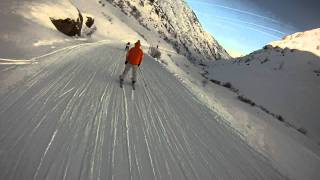preview picture of video 'Sarenne - Alpe d'Huez - Snowboard - 15min'