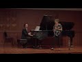 Y. Spiegelberg & S. Chang play Gershwin’s Prelude #3