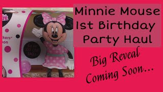 Minnie Mouse | Amazon party haul