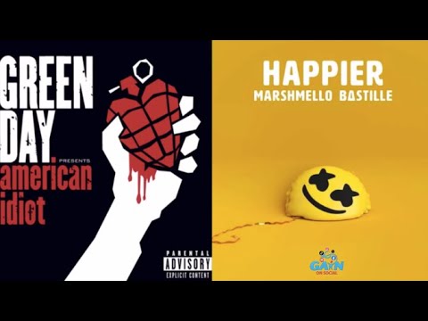 Green Day + Marshmello ft. Bastille (Mashup) Boulevard of Happier Dreams