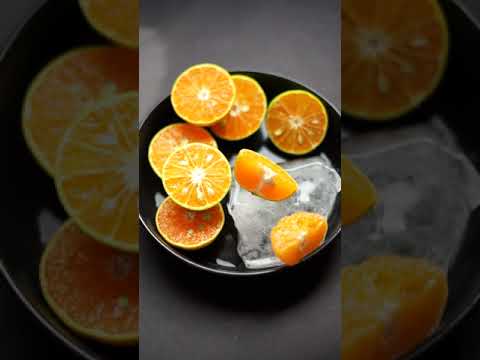 Slices of Clementine in a Bowl of Ice