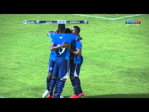 Gol de Gabriel - Avaí 2x2 Grêmio – Copa Sul-Minas-Rio – 28/01/2016 – HD