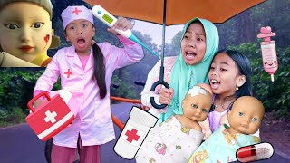 Download lagu Dokter Dokteran Ambulance 💞 Drama Parodi Squid Game 💞 Mengobati Bayi Terluka 💞 Mainan Anak Perempuan mp3
