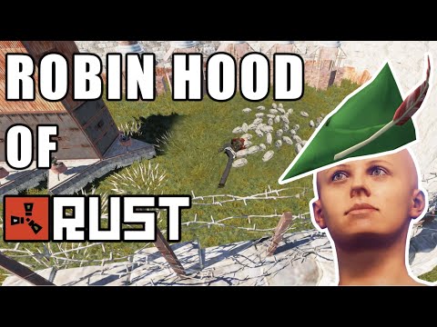 stealing LOOT from a clan to give to the POOR - Rust