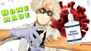 How to make hand sanitizer home made - WHO recommended formula!