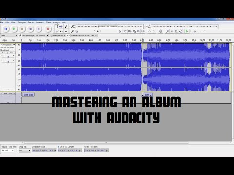 Audio Mastering an Album With Audacity | How To Make Your Songs Loud and Even (Remake)