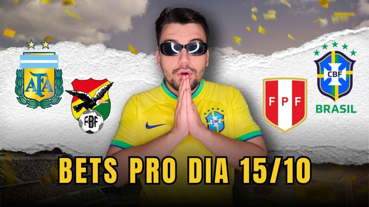 PALPITES E APOSTAS DE FUTEBOL PARA HOJE 15 10 2024 + BILHETE PRONTO (TERÇA-FEIRA)