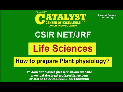 How to prepare plant physiology for csir net life sciences e...