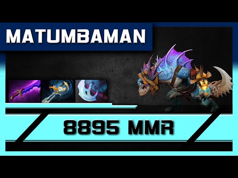 Dota 2 VOD MATUMBAMAN Slark 8895 MMR | Full Game Pro Guide Gameplay