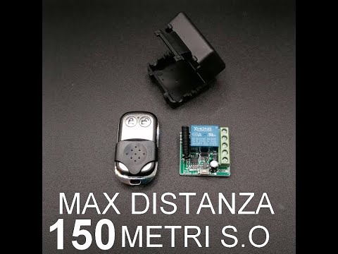 recensione radiocomando 1 ch 433mhz programmabile