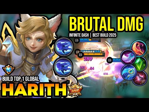 HARITH BEST BUILD 2025 | BUILD TOP 1 GLOBAL HARITH GAMEPLAY | MOBILE LEGENDS✓