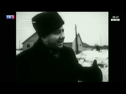 Šintava pri Seredi 1960   Družstevníci v zime