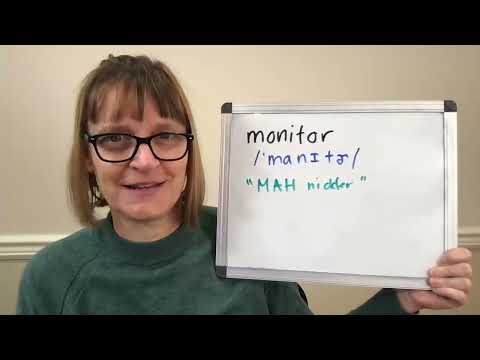 YouTube video about: How to pronounce monitoring?
