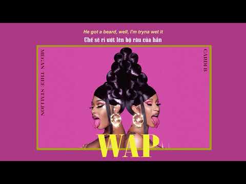 Vietsub | WAP - Cardi B ft. Megan Thee Stallion | Lyrics Video (E)
