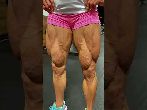 Female muscle legs 😱 Full video😉 (Link in Bio) #musclegirllove #musclelegs #fbb #wellness #shorts