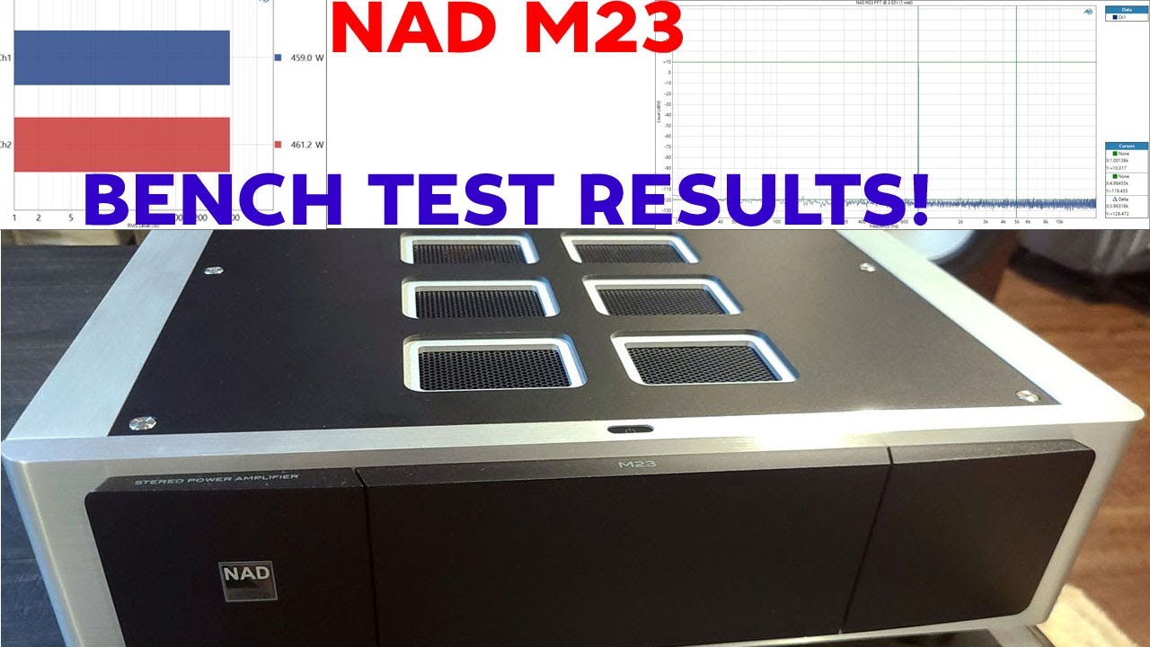 NAD M23 Stereo Amplifier: Best Amp Ever Bench Tested?!?