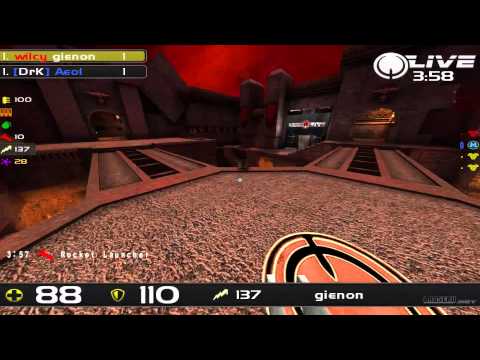 gienek vs aeoL - DreamHack Winter 2013 Group C Round 6 (Quake Live VOD)