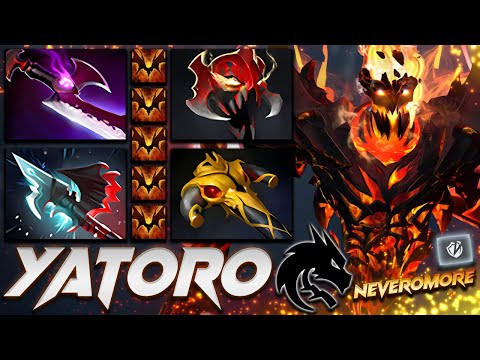 Yatoro Shadow Fiend Nevermore - Dota 2 Pro Gameplay [Watch & Learn]