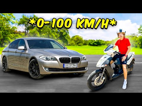 SCUTER VS BMW | DE LA 0 LA 100 KM/H **S-A STRICAT 🤦🏻‍♂️**