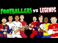 ⚽️FOOTBALLERS vs LEGENDS - Part 3⚽️ Feat. Messi Bellingham Nunez Rooney Cruyff & more (Frontmen 7.8)