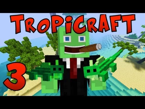 Tropicraft Let's Play - Iguana Ghetto! #3