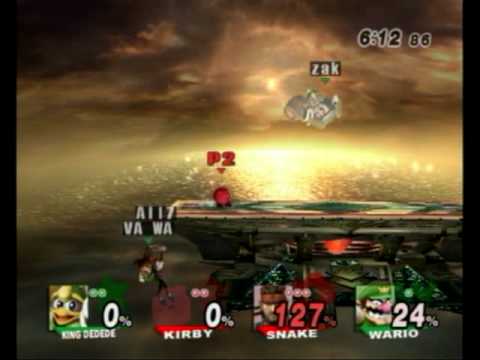 VGBC Indianapolis LF Chudat (Kirby) and Ally (Snake) vs, Coney (DeDeDE) and BMX (Wario) 3 - SSBB