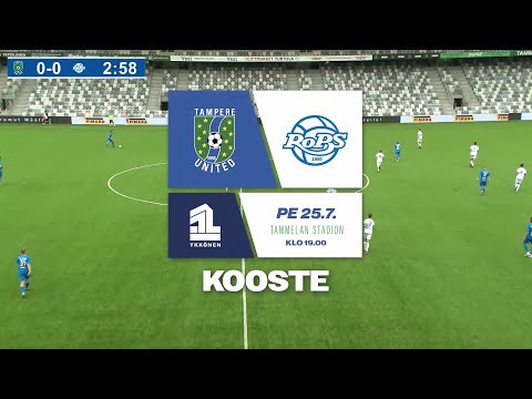 KOOSTE: Tampere United - RoPS / Ykkönen / 25.7.2025 / Tammelan Stadion