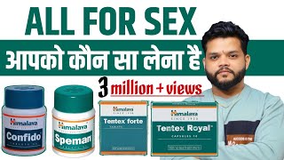 Himalaya Confido Vs Speman & Tentex Forte Vs  Tentex Royal - Uses || Gyanear