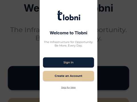 Tlobni: Be More
