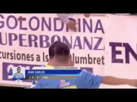 Gol de Juanqui (1-0) en el Peñíscola Rehab Medic - FC Barcelona Lassa J1. 1Div