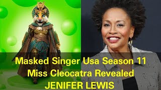 Masked Singer Usa Season 11 - Miss Cleocatra Revealed - Jenifer Lewis