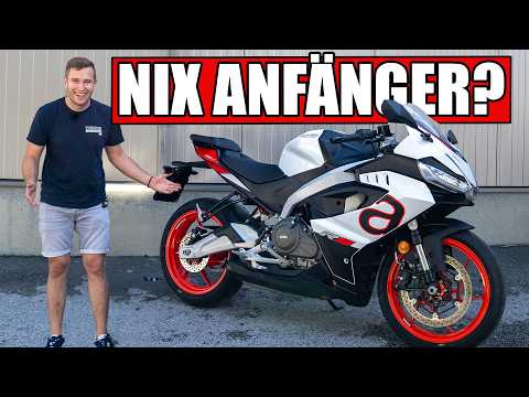 APRILIA RS 457 2024 ERSTE FAHRT LANDSTRASSE