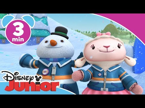 Doktor McStuffins | Snemanden i Snekuglen har brug for hjælp! - Disney Junior Danmark