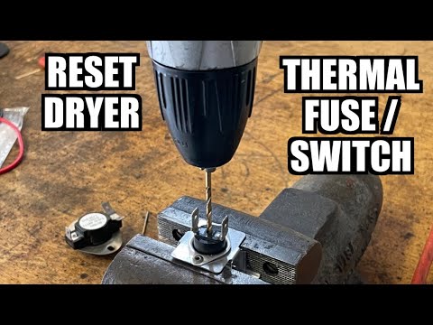Reset Dryer Thermal Fuse / Switch (Dryer won’t heat fix)