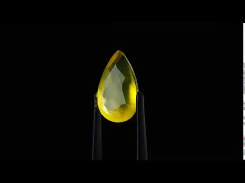 Натуральный желтый Опал груша 13.0x8.7мм 2.75ct видео
