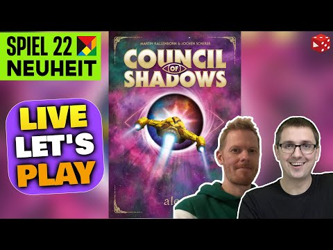 Council of Shadows - SPIEL 22 Neuheit | Lernpartie inkl. Regelerkärung mit Steph & Ben (ALEA)