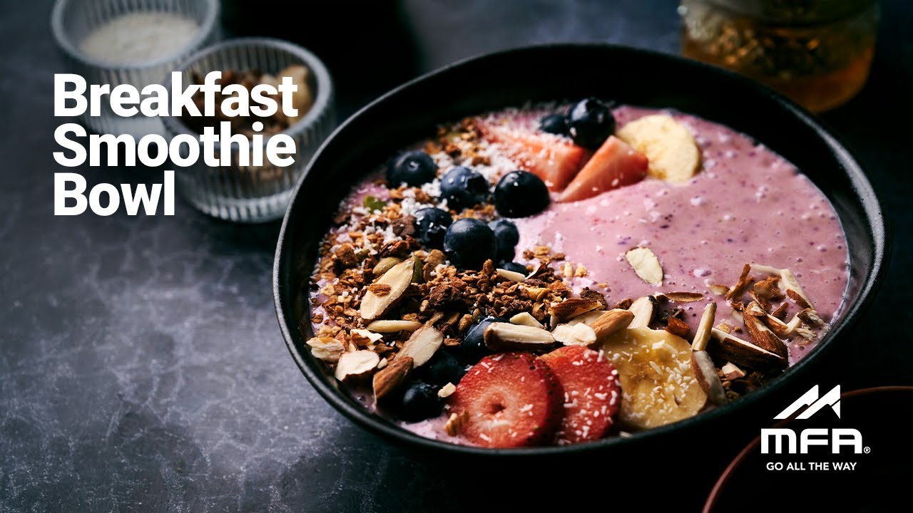 Healthy Breakfast Smoothie Bowl for Morning Energy