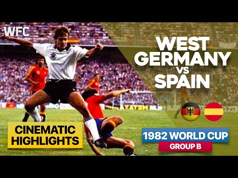 West Germany 2-1 Spain | 1982 World Cup Group B Match | Highlights & Best Moments