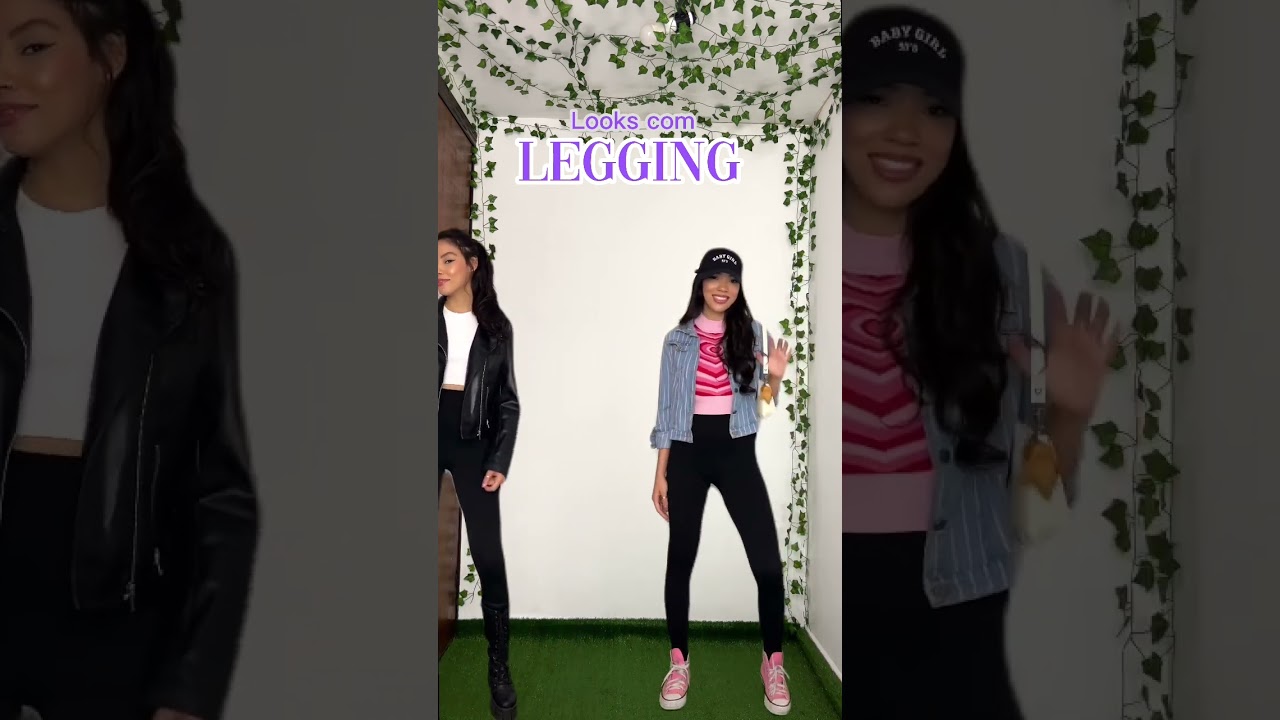 Watch Now Looks com calça legging , qual o seu preferido Looks com calça legging , qual o seu preferido