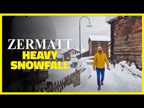 Zermatt Winter Wonderland em FORTE NEVE – MELHOR do que você PENSAVA! Sunnegga, Chez Vrony, Village