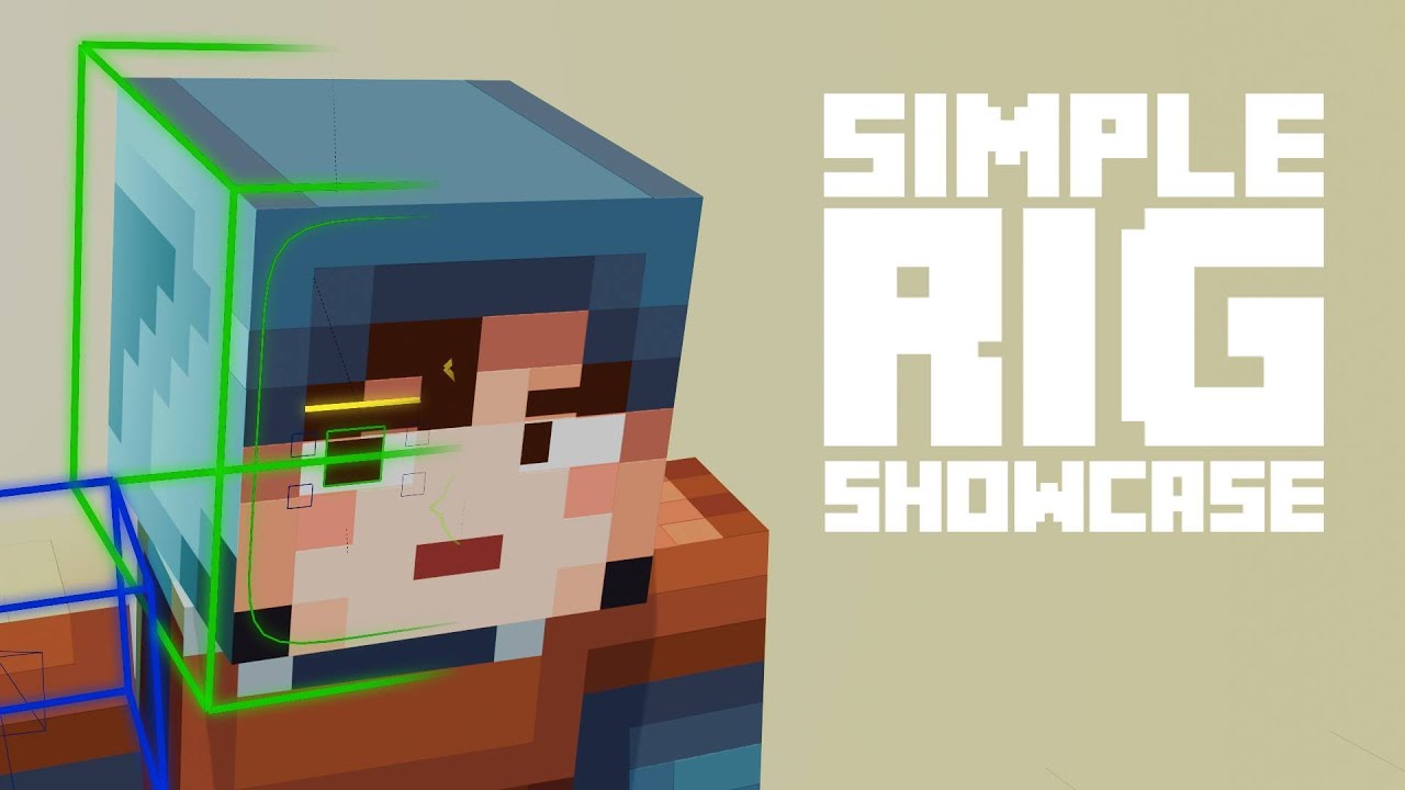 Minecraft Simple Rig showcase