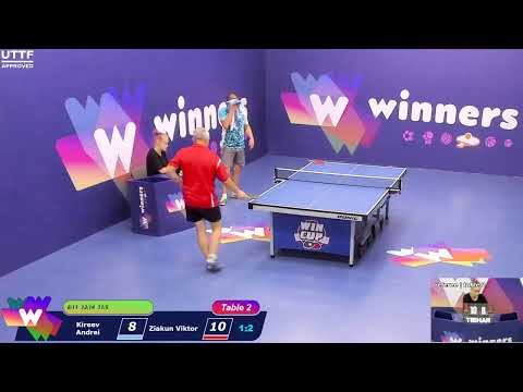 WINners CUP table 2  29.08   Kireev Andrei - Ziakun Viktor  20:30
